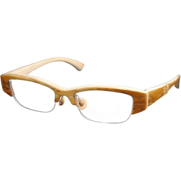 独創竹豊の竹製メガネ① 独創竹豊 YAK-001F(屋久杉～流木～)｜鯖江市｜Roots (ルーツ)｜竹製